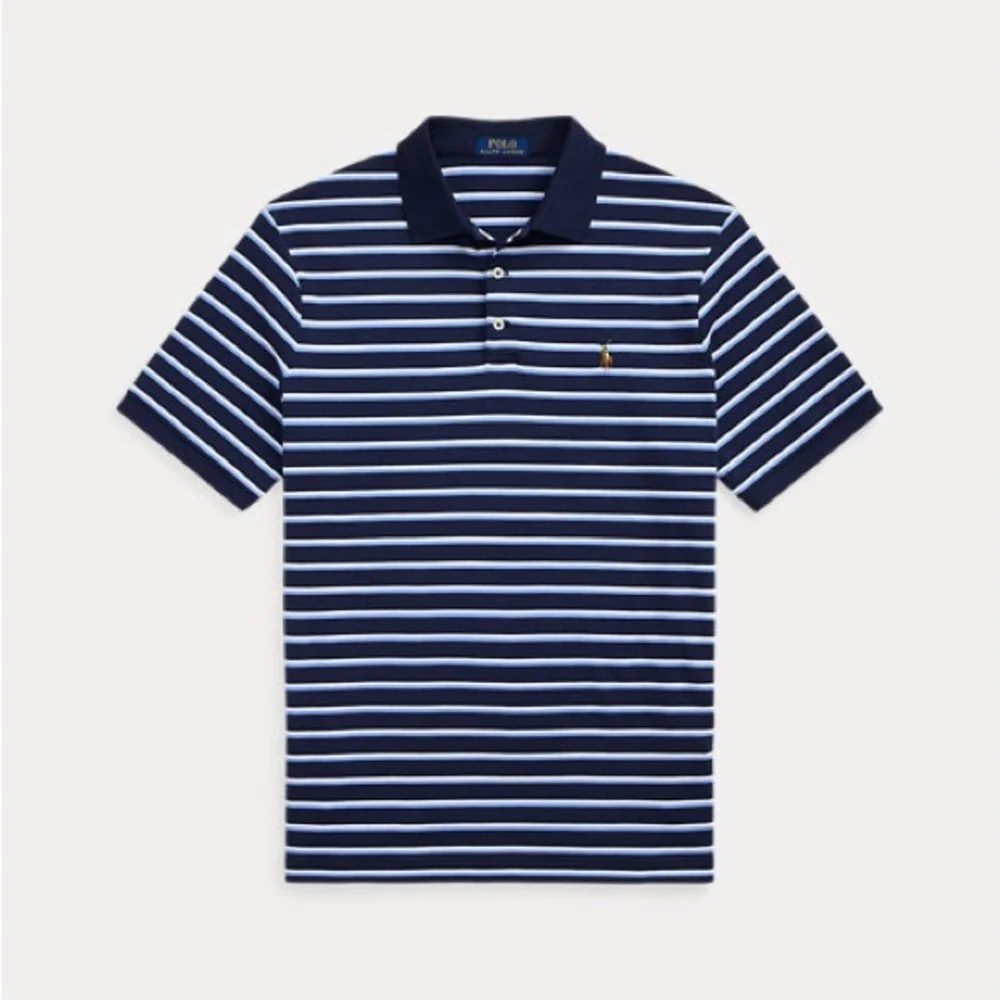 Polo Ralph Lauren Classic Fit Striped‎ Soft Cotton Polo Size L